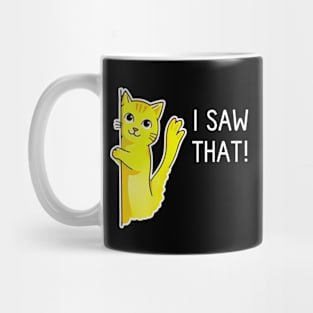 Funny Jesus Meme I Saw That Christian Cat Mug